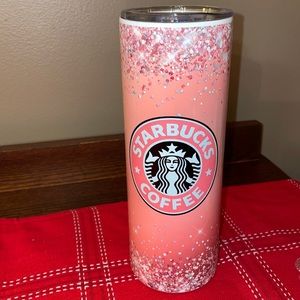 Starbucks Pink Bling 20oz Skinny Tumbler